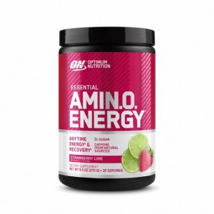 Optimum Nutrition ESSENTIAL AMIN.O. ENERGY® Strawberry Lime 0.6 lb (30 Servings) Türkiye | 453860CYF