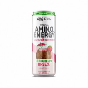 Optimum Nutrition ESSENTIAL AMIN.O. ENERGY+ Electrolytes Sparkling *new* Cocoberry Breeze 355ml * 12 Cans (12 Servings) Türkiye | 752803KAT