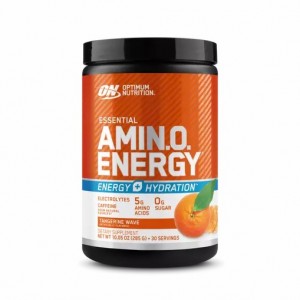 Optimum Nutrition Essential AMIN.O. ENERGY + Electrolytes Tangerine Wave 0.63 lb (30 Servings) Türkiye | 970314FIP