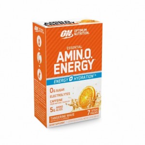 Optimum Nutrition Essential AMIN.O. ENERGY + Electrolytes Tangerine Wave 7 Stick Packs (7 Servings) Türkiye | 790643NES