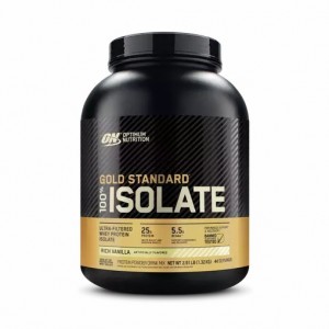 Optimum Nutrition GOLD STANDARD® 100% Isolate Rich Vanilla 2.91 lb (44 Servings) Türkiye | 697108FWC