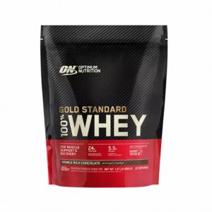 Optimum Nutrition GOLD STANDARD 100% WHEY™ Double Rich Chocolate 1.5 lb (22 Servings) Türkiye | 754682YZD