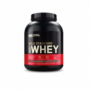 Optimum Nutrition GOLD STANDARD 100% WHEY™ Double Rich Chocolate 5 lb (74 Servings) Türkiye | 472186RHY