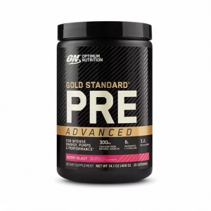 Optimum Nutrition GOLD STANDARD® Pre Advanced Berry Blast 0.88 lb (20 Servings) Türkiye | 309451BQW