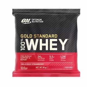 Optimum Nutrition Gold Standard 100% Whey Powder Sachets Delicious Strawberry 1 sachet (30 grams) Türkiye | 893714NBX