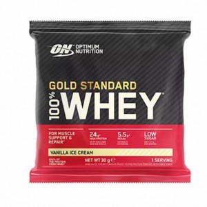 Optimum Nutrition Gold Standard 100% Whey Powder Sachets Vanilla Ice Cream 1 sachet (30 grams) Türkiye | 782356NBR