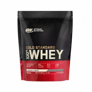 Optimum Nutrition Gold Standard 100% Whey Protein Powder Cookies & Cream 480 grams (15 Servings) Türkiye | 572136WKT