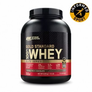 Optimum Nutrition Gold Standard 100% Whey - Elite Series Double Rich Chocolate 2.27 kg (74) Türkiye | 789163SHQ