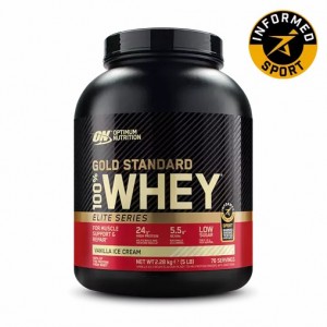 Optimum Nutrition Gold Standard 100% Whey - Elite Series Vanilla Ice Cream 2.27 kg (77) Türkiye | 762359MPO