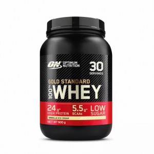 Optimum Nutrition Gold Standard 100% Whey Protein Powder Vanilla Ice Cream 900 grams (30 Servings) Türkiye | 421659CYA