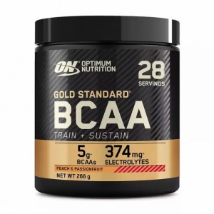 Optimum Nutrition Gold Standard BCAA Train + Sustain Peach & Passion Fruit 266 grams (28 Servings) Türkiye | 930186CGE