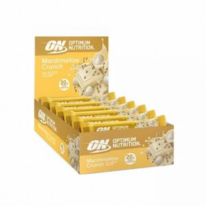 Optimum Nutrition Marshmallow Crunch Protein Bar Elite 650 grams (10 Bars) Türkiye | 607892BRY