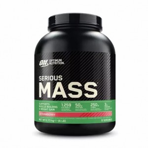 Optimum Nutrition Serious Mass Gainer Strawberry 2.73 kg (8 Servings) Türkiye | 714960RDX