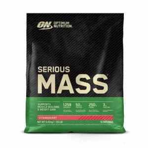 Optimum Nutrition Serious Mass Gainer Strawberry 5.45 kg (16 Servings) Türkiye | 642873VJZ