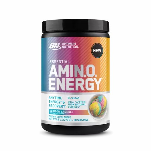 Optimum Nutrition ESSENTIAL AMIN.O. ENERGY® *new* Rainbow Sherbet - Notify Me 0.6 lb - Notify me Türkiye | 752943OHV