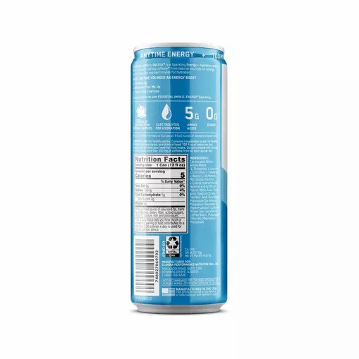 Optimum Nutrition ESSENTIAL AMIN.O. ENERGY+ Electrolytes Sparkling *new* Blue Raspberry Rush 355ml * 12 Cans (12 Servings) Türkiye | 459832VBL