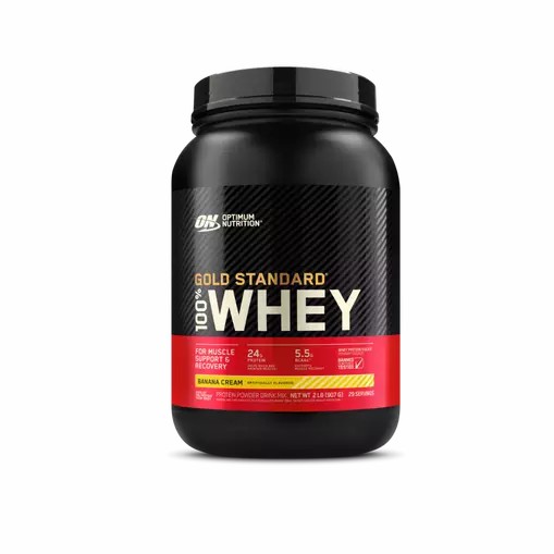 Optimum Nutrition GOLD STANDARD 100% WHEY™ Banana Cream 2 lb (29 Servings) Türkiye | 308194SIG