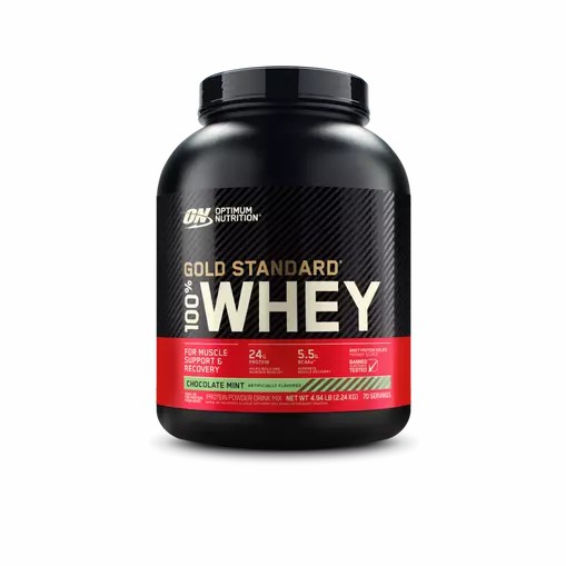 Optimum Nutrition GOLD STANDARD 100% WHEY™ Chocolate Mint 5 lb (70 Servings) Türkiye | 065421ZLB