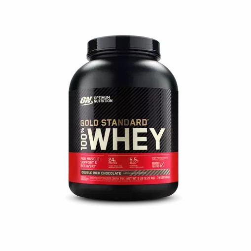 Optimum Nutrition GOLD STANDARD 100% WHEY™ Double Rich Chocolate 5 lb (74 Servings) Türkiye | 472186RHY