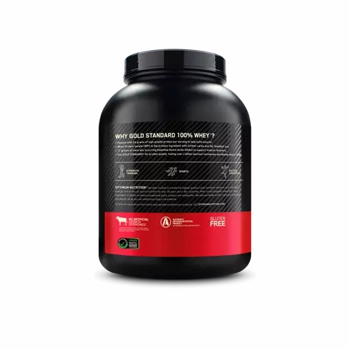 Optimum Nutrition GOLD STANDARD 100% WHEY™ Strawberries & Cream 5 lb (73 Servings) Türkiye | 349051GAE