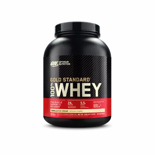 Optimum Nutrition GOLD STANDARD 100% WHEY™ Vanilla Ice Cream 4 lb (58 Servings) Türkiye | 893152ERY