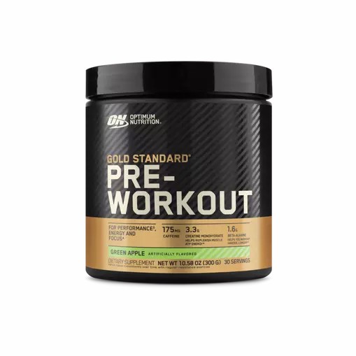 Optimum Nutrition GOLD STANDARD® Pre-Workout Green Apple 0.66 lb (30 Servings) Türkiye | 079185ECB