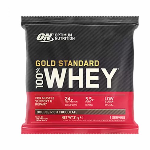 Optimum Nutrition Gold Standard 100% Whey Powder Sachets Double Rich Chocolate 1 sachet (31 grams) Türkiye | 054632BVE