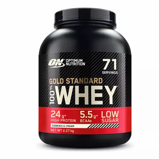 Optimum Nutrition Gold Standard 100% Whey Protein Powder Cookies & Cream 2.27 kg (71 Servings) Türkiye | 487392QEY