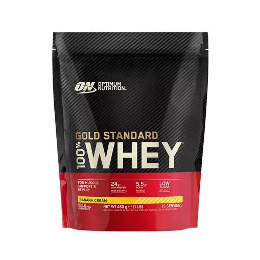 Optimum Nutrition Gold Standard 100% Whey Protein Powder Banana Cream 450 grams (15 Servings) Türkiye | 567892LUJ