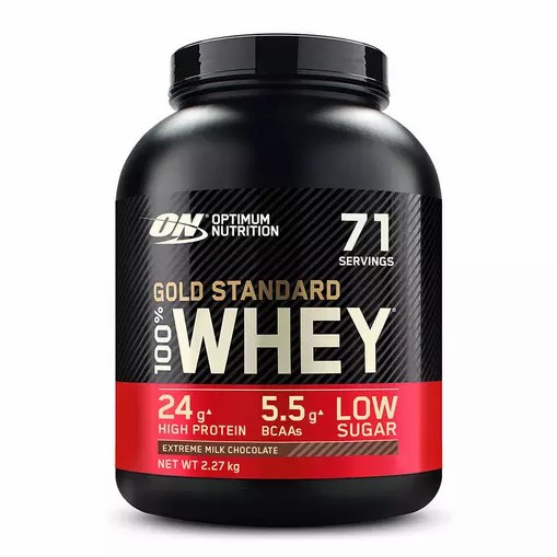 Optimum Nutrition Gold Standard 100% Whey Protein Powder Extreme Milk Chocolate 2.27 kg (71 Servings) Türkiye | 501384KJW