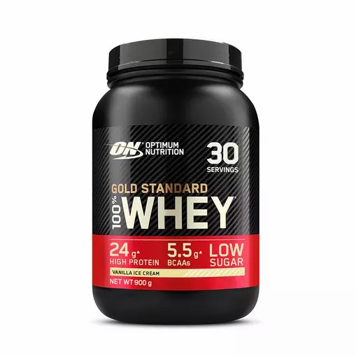 Optimum Nutrition Gold Standard 100% Whey Protein Powder Vanilla Ice Cream 900 grams (30 Servings) Türkiye | 421659CYA