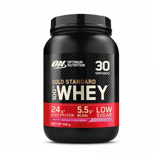 Optimum Nutrition Gold Standard 100% Whey Protein Powder White Chocolate Raspberry 900 grams (30 Servings) Türkiye | 280157CAK