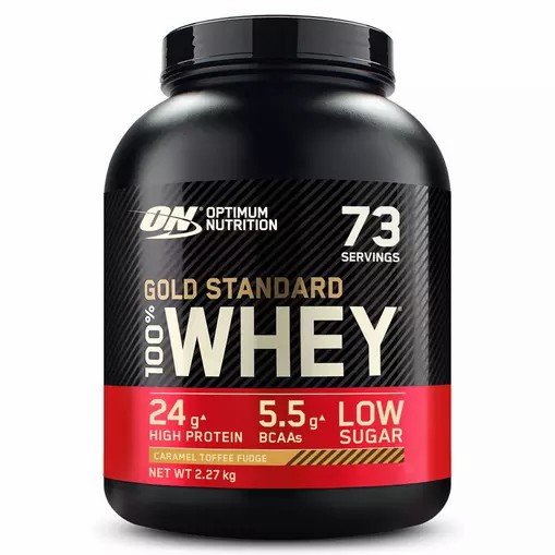 Optimum Nutrition Gold Standard 100% Whey Protein Powder Caramel Toffee Fudge 2.27 kg (73 Servings) Türkiye | 758134NKJ