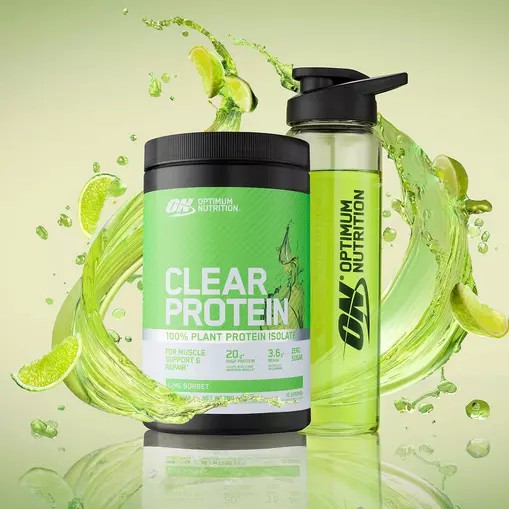 Optimum Nutrition ON Clear Protein 100% Plant Protein Isolate Lime Sorbet 280 grams (10 Servings) Türkiye | 765891NPR