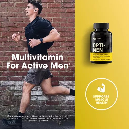 Optimum Nutrition OPTI-MEN® Multivitamin Tablets 90 Tablets (30 Servings) Türkiye | 967520UPB