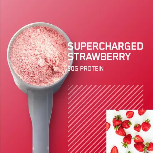 Optimum Nutrition PLATINUM HYDROWHEY™ Supercharged Strawberry 1.76 lb (20 Servings) Türkiye | 360215UDJ