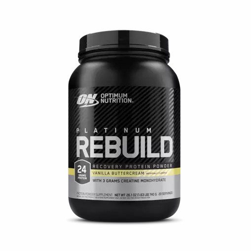 Optimum Nutrition Platinum Rebuild Vanilla Buttercream 1.63 lb (20 Servings) Türkiye | 258369PMV