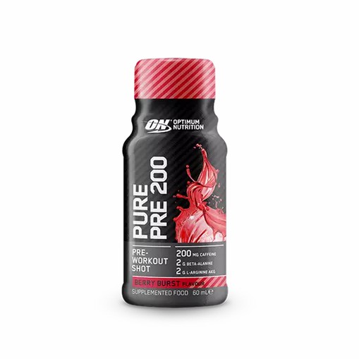 Optimum Nutrition Pure Pre 200 Pre-Workout Shot Berry 60ml (12 shots) Türkiye | 125379VWE