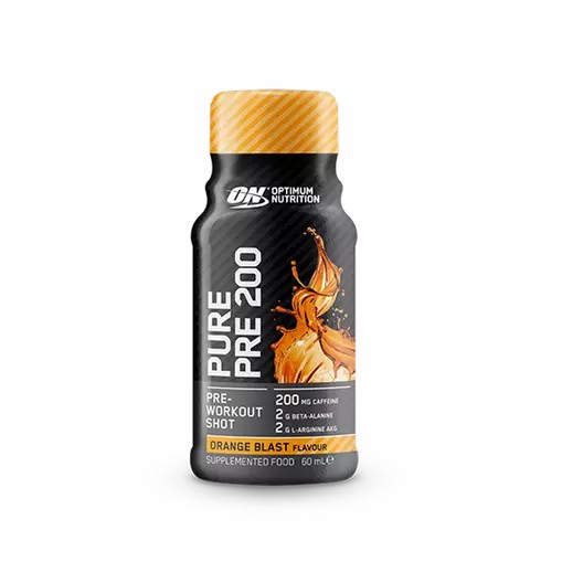 Optimum Nutrition Pure Pre 200 Pre-Workout Shot Orange 60ml (12 shots) Türkiye | 281905SLU