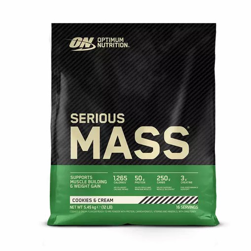 Optimum Nutrition Serious Mass Cookies & Cream 2.73 kg (8 Servings) Türkiye | 873209VNB