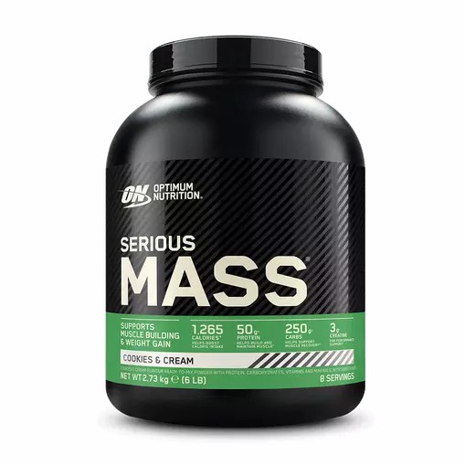 Optimum Nutrition Serious Mass Gainer Cookies & Cream 2.73 kg (8 Servings) Türkiye | 486075BXE