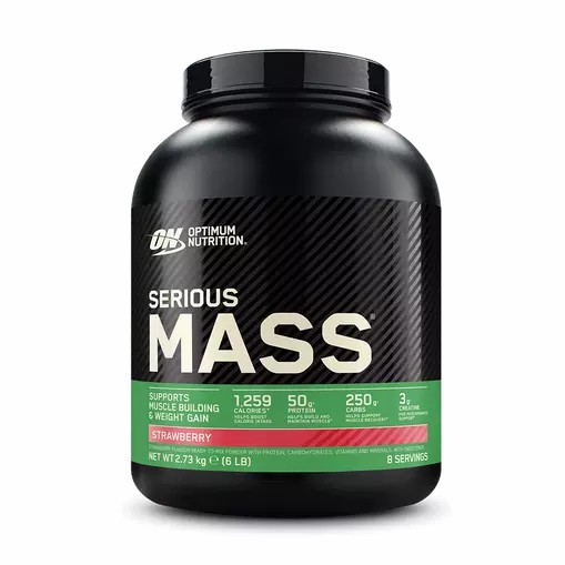 Optimum Nutrition Serious Mass Gainer Strawberry 2.73 kg (8 Servings) Türkiye | 714960RDX