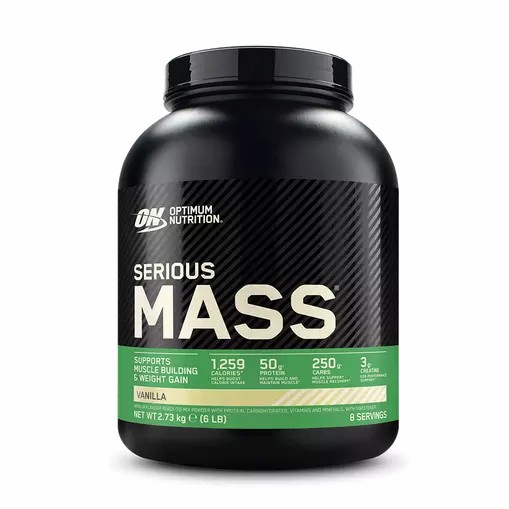 Optimum Nutrition Serious Mass Gainer Vanilla 2.73 kg (8 Servings) Türkiye | 657934IEH